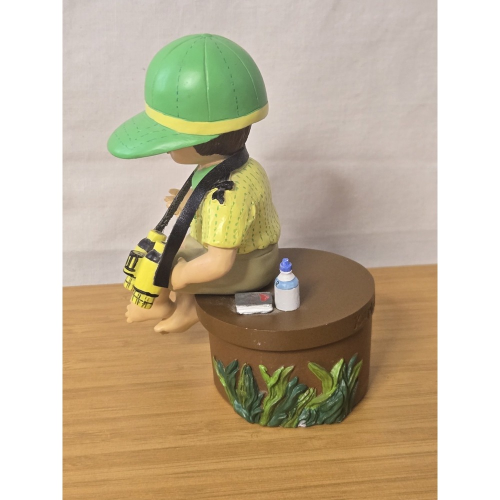 Y2K "Maria The Naturalist" Trinket Box. #39 Kari The Hat Lady Collection. VGVC
